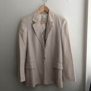Aritzia Wilfred Vito Linen Blazer